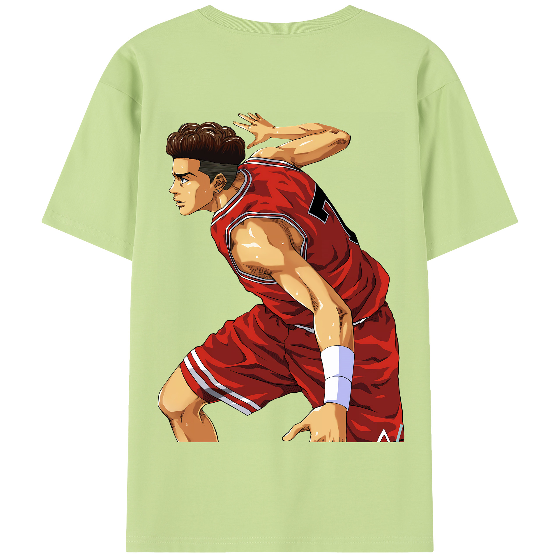 SLAM DUNK／スラムダンク 綿100％半袖Tシャツ（背面プリント）